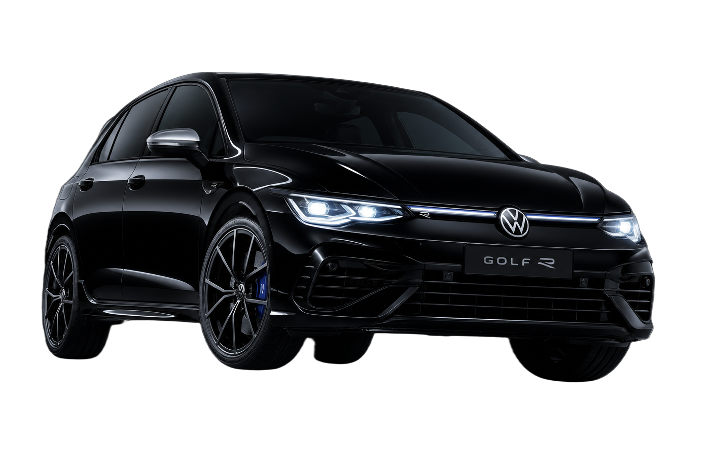 Volkswagen Golf R noire